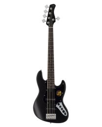 Sire Basses V3 2nd Gen Series Marcus Miller 5-String Active Bass Guitar, Satin Black, V3+ 5/BKS