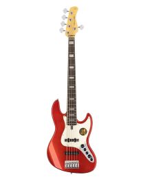 Sire Marcus Miller V7 2nd Gen Series Alder 5-String Bass Guitar Bright Metallic Red V7+ A5/BMR