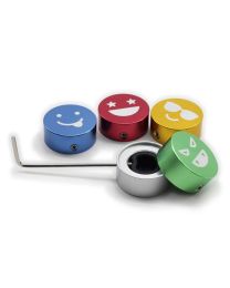 Valeton Aluminum Alloy Footswitch Caps With Set Screw, VFC-1