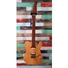 Sire Guitars T7 Series Larry Carlton Electric Guitar T-Style with Flamed Maple Top, Natural, T7FM/NT