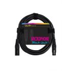Boston Black Jack Pro Microphone Cable - 1, 2, 5, or 10 metre lengths XLR to XLR Mic Cable MC-220 Series