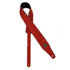 Gaucho Top Quality Suede Guitar Strap - Red
