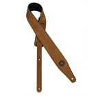 Gaucho Top Quality Suede Guitar Strap - Light Brown