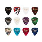 Fender 351 Shape Celluloid Medley Picks 12 pieces - HEAVY