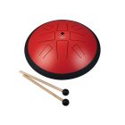 Sela 10" Tongue Drum - 8 Tongues - Red - SE 374