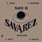 Savarez Classical Guitar String Set 520B - Blanc, Soft Tension