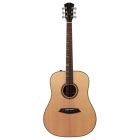 Sire A4 Series Larry Carlton Top and Back Solid Acoustic Dreadnought Guitar (Roasted Top) with SIB Electronics, A4DSNT - Natural