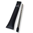 Boreen Tunable Bb Whistle - Polished Chrome Finish incl Soft Padded Case, BWC-Bb