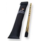 Boreen Tunable D Whistle - Polished Brass Finish incl Soft Padded Case, BWB-D