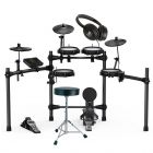 Complete NUX Digital Drums ALL MESH HEAD Digital Drum Kit  with optional Bundle DM-210