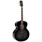 Richwood Jumbo Guitar Heritage Series - Solid Spruce Top - trans black, HSJS-42-TBK
