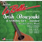 La Bella Acoustic Folk String Set Irish Bouzouki Phosphor Bronze Wound Standard, IB1244S