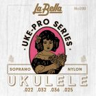 La Bella Uke-Pro Series Soprano Ukulele String Set, L-200