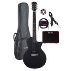 Sire Complete Guitar Pack L3 P90 Guitar with Amp, Bag, and Picks - Black Satin