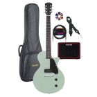 Sire Complete Guitar Pack L3 P90 Guitar with Amp, Bag, and Picks - Surf Green Metallic
