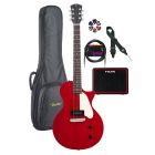 Sire Complete Guitar Pack L3 P90 Guitar with Amp, Bag, and Picks - Cherry Red
