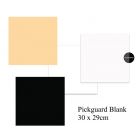 Boston Pickguard Sheet 30 x 29cm - 1 Ply - Pickguard Blanks - Choose Your Colour