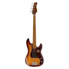 Sire Basses P5 Series Marcus Miller Fretless 4-string Passive Bass Guitar Tobacco Sunburst - P5 A4F/TS