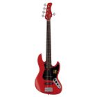 Sire Basses V3-Passive Series Marcus Miller 5-String Passive Bass Guitar, Satin Red, V3P 5/RS