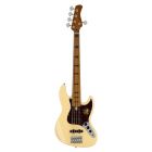 Sire Basses V5 Series Marcus Miller 5-string Passive Bass Guitar Vintage White V5 A5/VWH