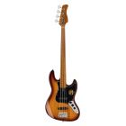 Sire Basses V5 Series Marcus Miller 4-string Passive Bass Guitar Tobacco Sunburst V5 A4F/TS
