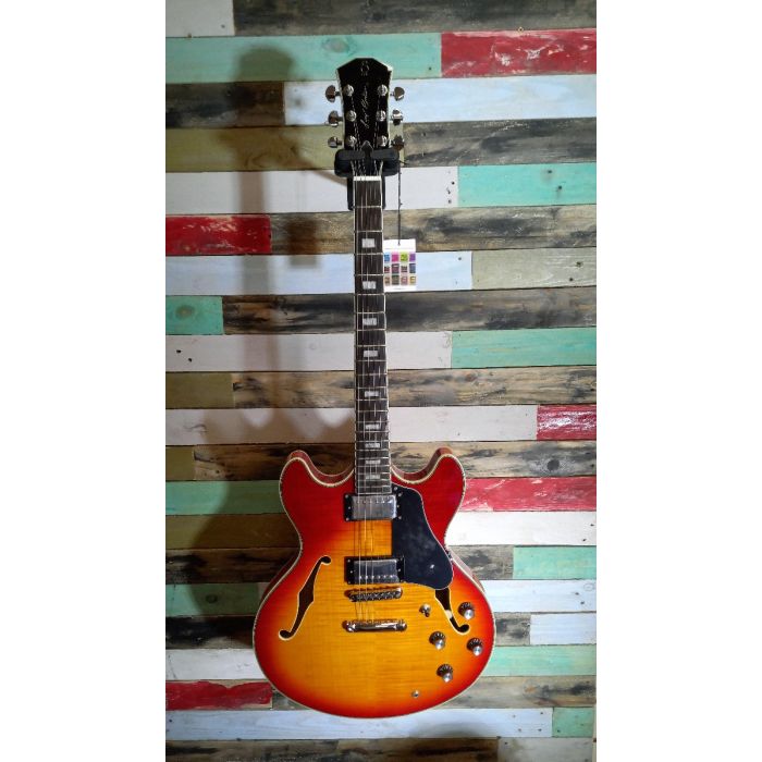 Sire Electrics H7 Series Larry Carlton, Electric Archtop Guitar, H7/CS  Cherry Sunburst H7