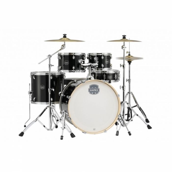 Mapex ST5054FT DK Storm Black Drum Kit With Stool and Paiste Cymbals