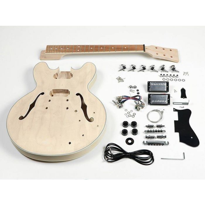 Boston Guitar Assembly Kit Es 45 Diy Archtop - Are Diy Guitar Kits Any Good