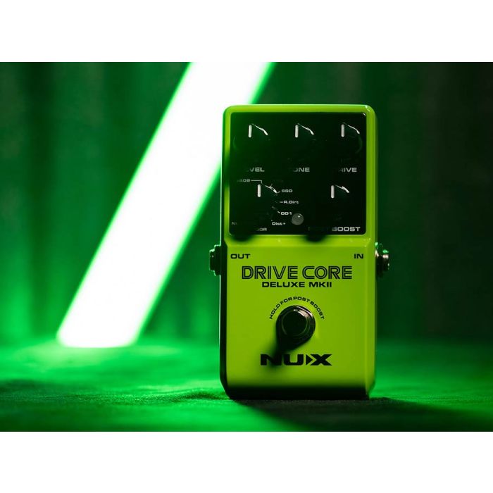 NUX Drive Core Deluxe MKII – 8-in-1 Analog Overdrive Pedal with Boost