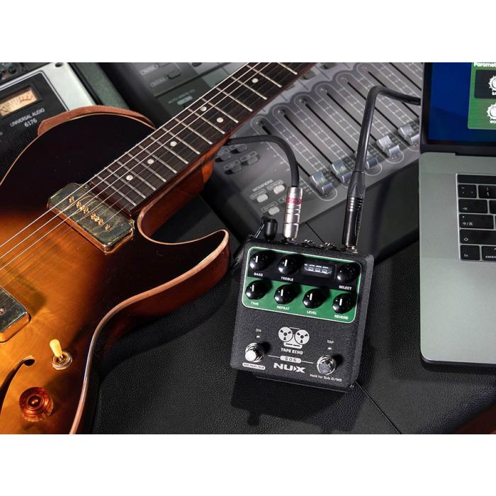 ギター NUX NDD-7 TAPE ECHO NUX NDD-7 TAPE ECHO Delay Effects Pedal,Up to 1600ms Stereo Delay