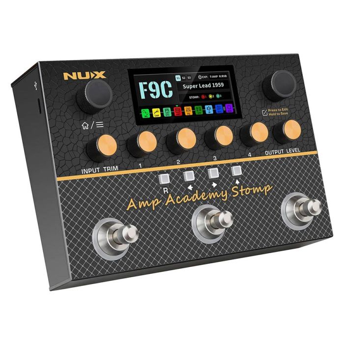 BUY NUX Amp Academy Stomp | Compact Guitar Amp Modeler & Profiler