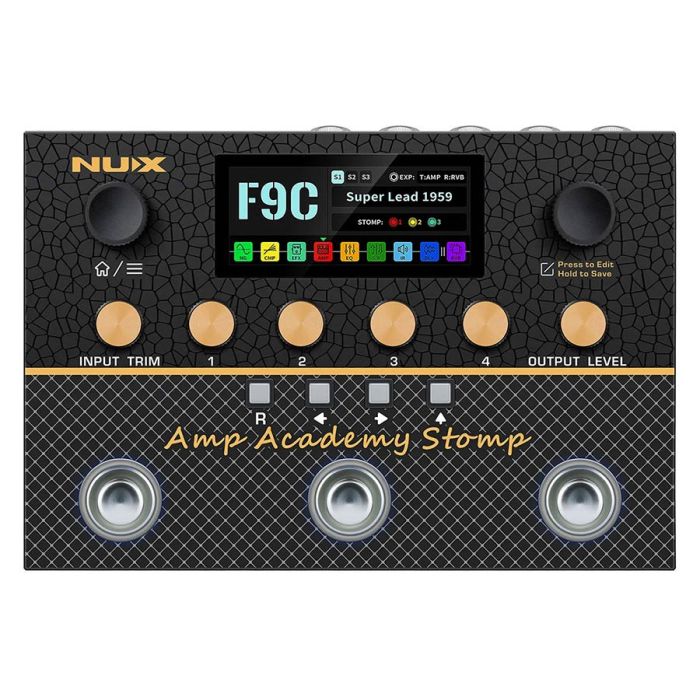 BUY NUX Amp Academy Stomp | Compact Guitar Amp Modeler