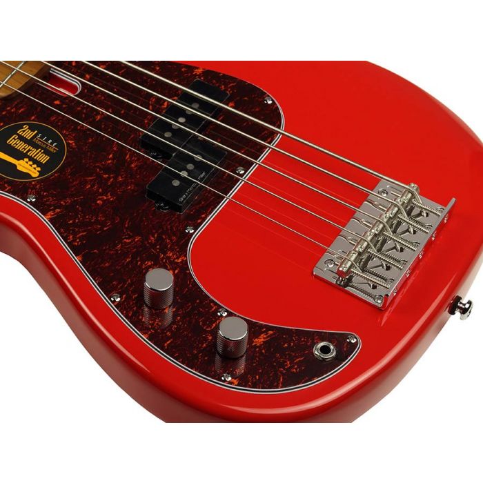 Sire Basses P5 lefty 5-string Bass Dakota Red - Everest