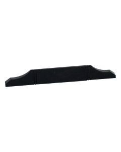 Boston bridge for mandolin, no saddle, for flat top, ebony