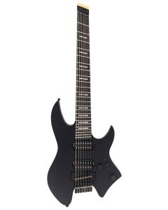 Sire Larry Carlton X6H7 7-String Headless Electric Guitar – Black Satin