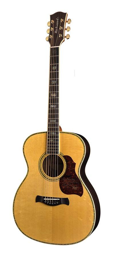Richwood Master Series Handmade Auditorium OOO Guitar, A-70-EVA