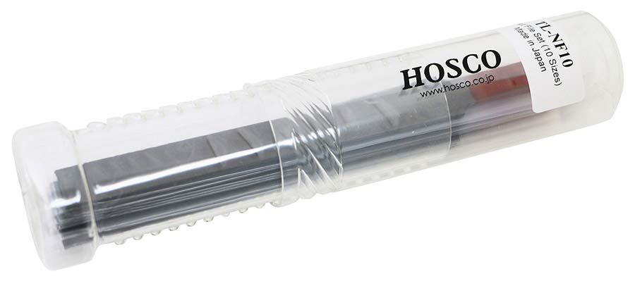 Hosco Japan set of 10 thin nut files