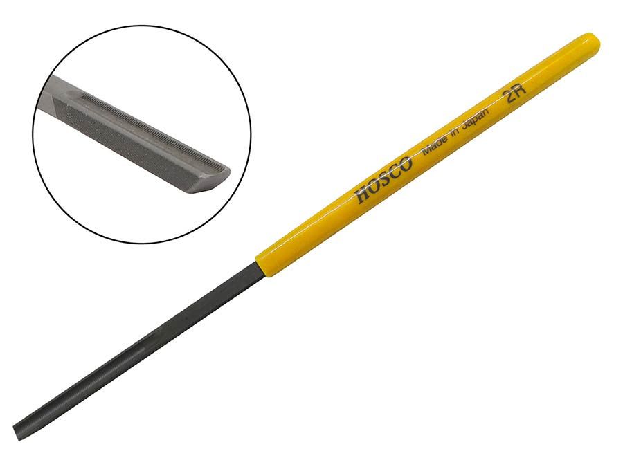 Hosco Japan fret end file (pencil like shape) for precise filing  for Medium frets (R=2mm)