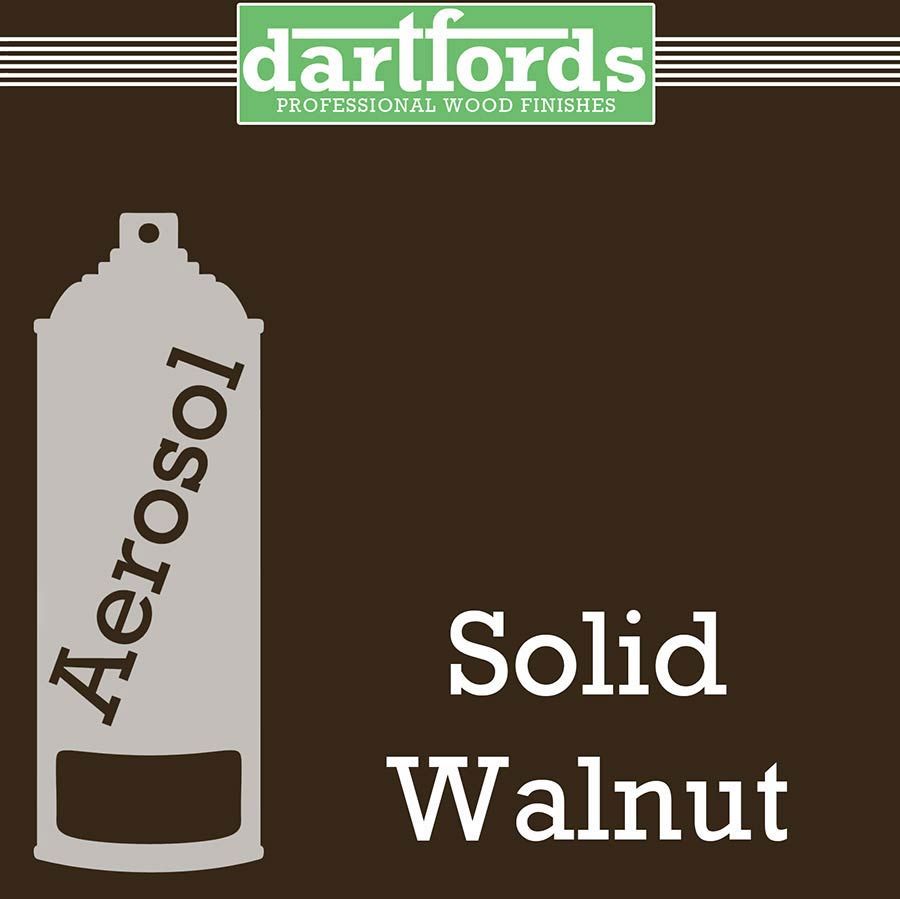 dartfords Pigmented Nitrocellulose Lacquer Solid Walnut - 400ml aerosol