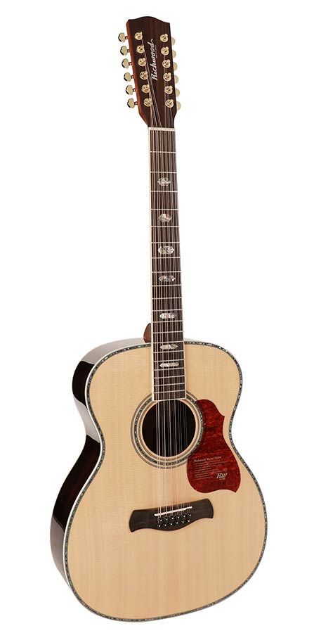 Richwood Master Series Handmade Auditorium OOO 12-String Guitar, A-7012-VA