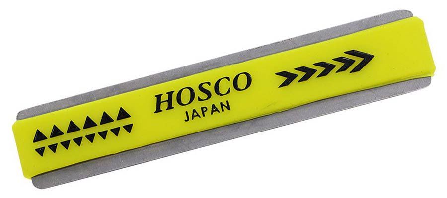 Hosco Japan compact fret crown file  (R:2mm)  Yellow Medium