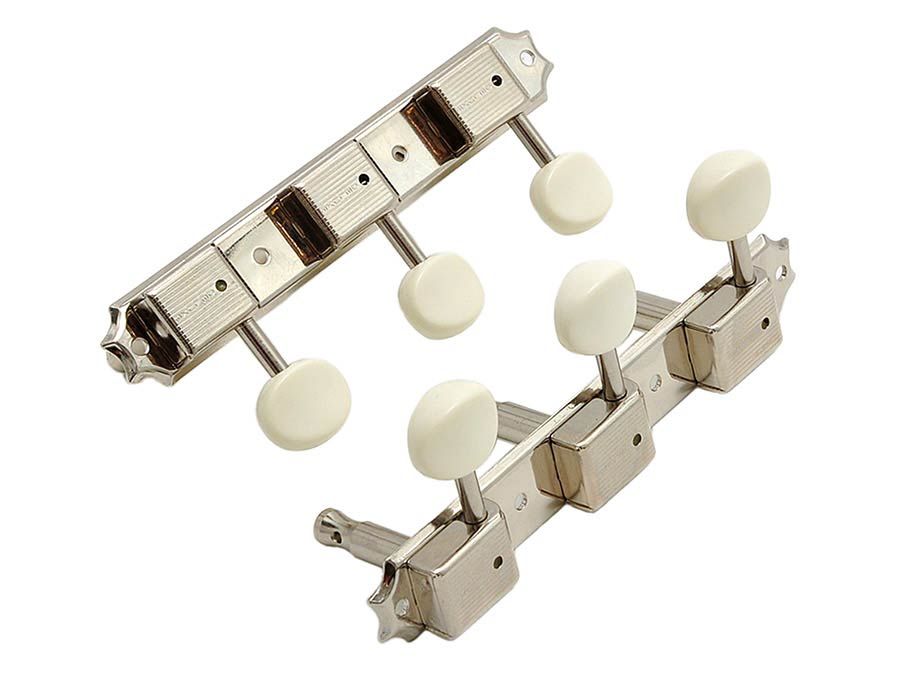 Kluson Machine Heads For Guitar "Three on a Plate", M90NP