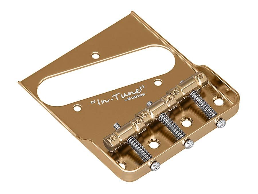 Gotoh BS-TC1S bridge-tailpiece T-model with brass saddles, GTH12548