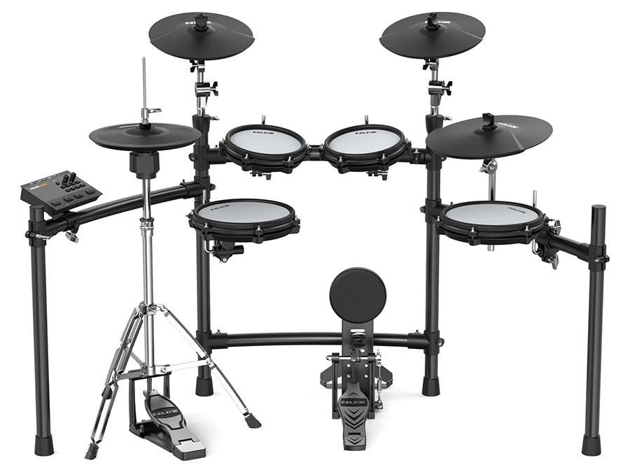 NUX DM-310H All Mesh Head Digital Drum Kit with Independent Hi-Hat Stand 