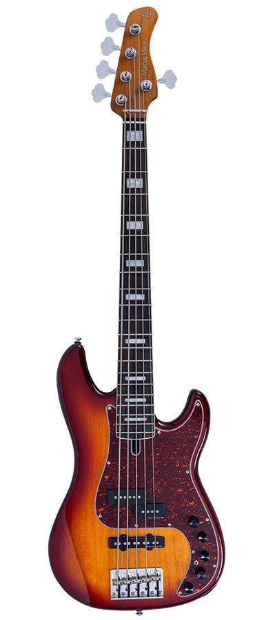 Sire Marcus Miller Alder 5-String Active Bass Guitar Tobacco Sunburst, P7N A5/TS