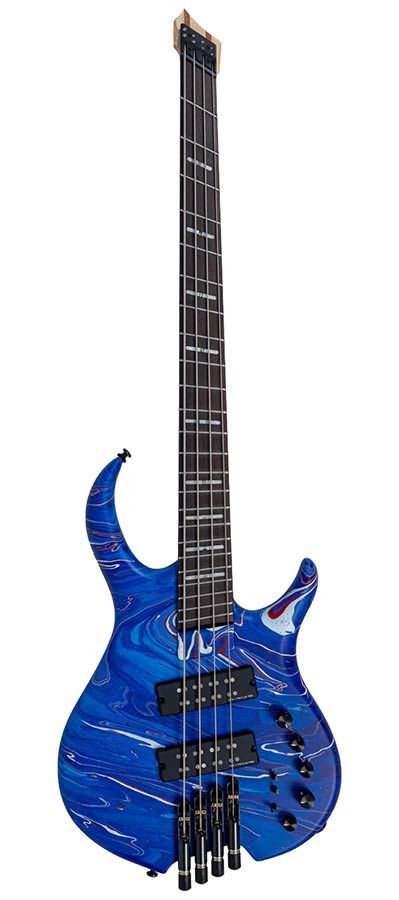 Sire Marcus Miller Mahogany 4-String Active Bass Blue Swirl, M6H 4/BLSW