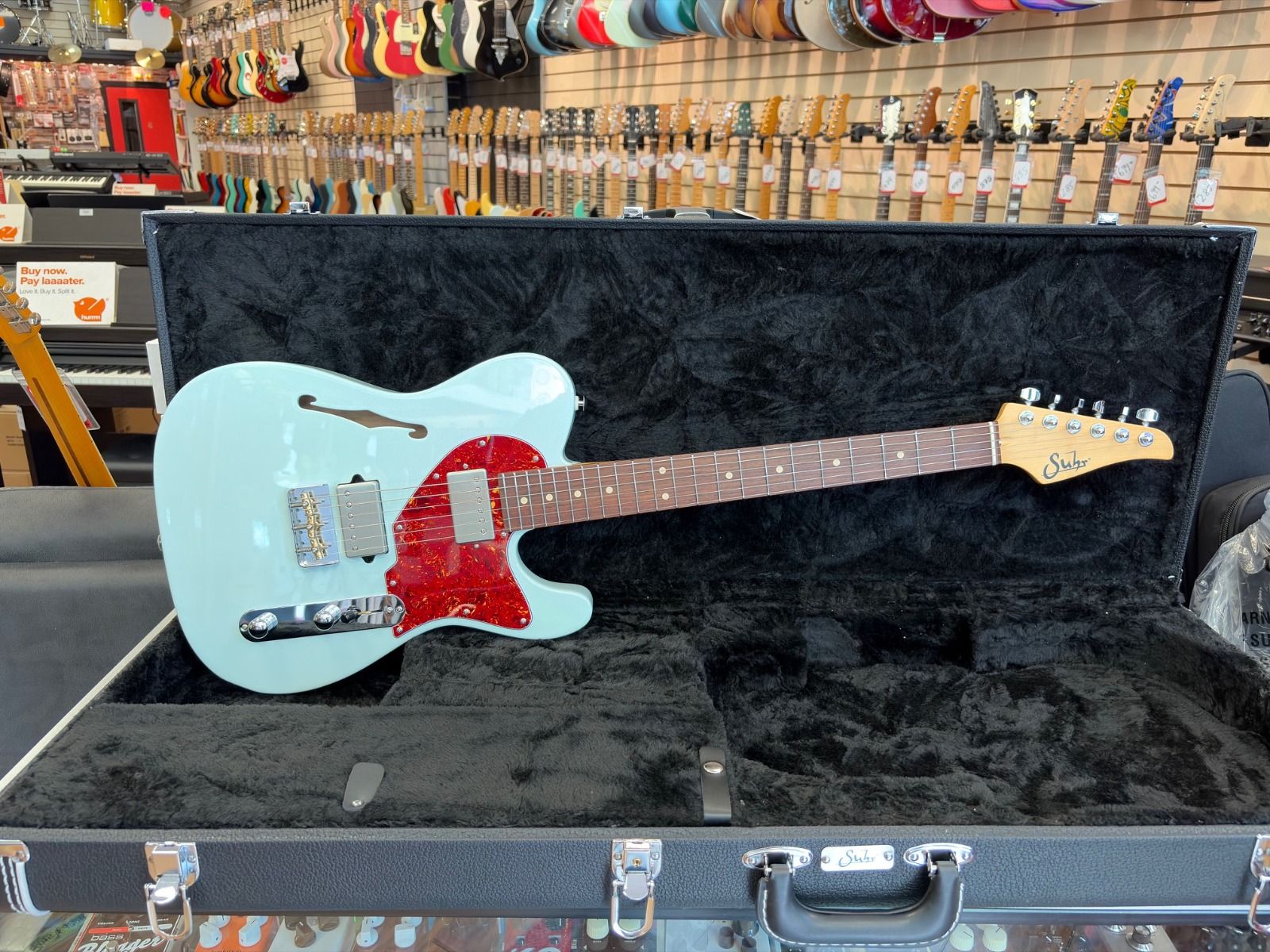 Suhr Alt T, Sonic Blue, Indian Rosewood fingerboard, HH