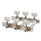 Boston Machine Heads for Classical Guitar - Nickel,  Butterfly buttons 129-B