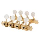 Boston Machine Heads for Mandolin - Gold Button 044-G GOLD