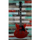 Sire Electrics H7 Series Larry Carlton, Electric Archtop Guitar, H7/STR See Through Red
